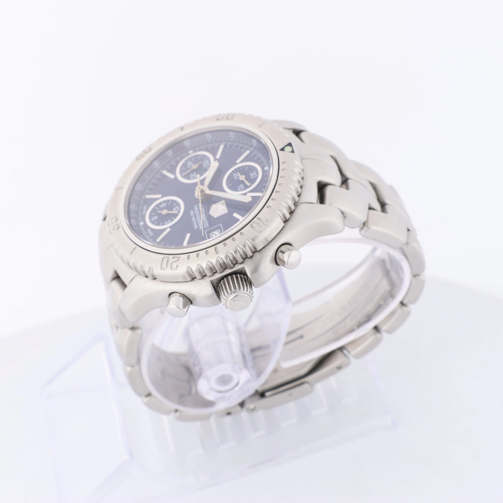 Reloj TAG Heuer Monaco Gulf Edición Especial CAW211R.FC6401 WMY9310 de acero inoxidable y cuero con esfera azul y movimiento automático