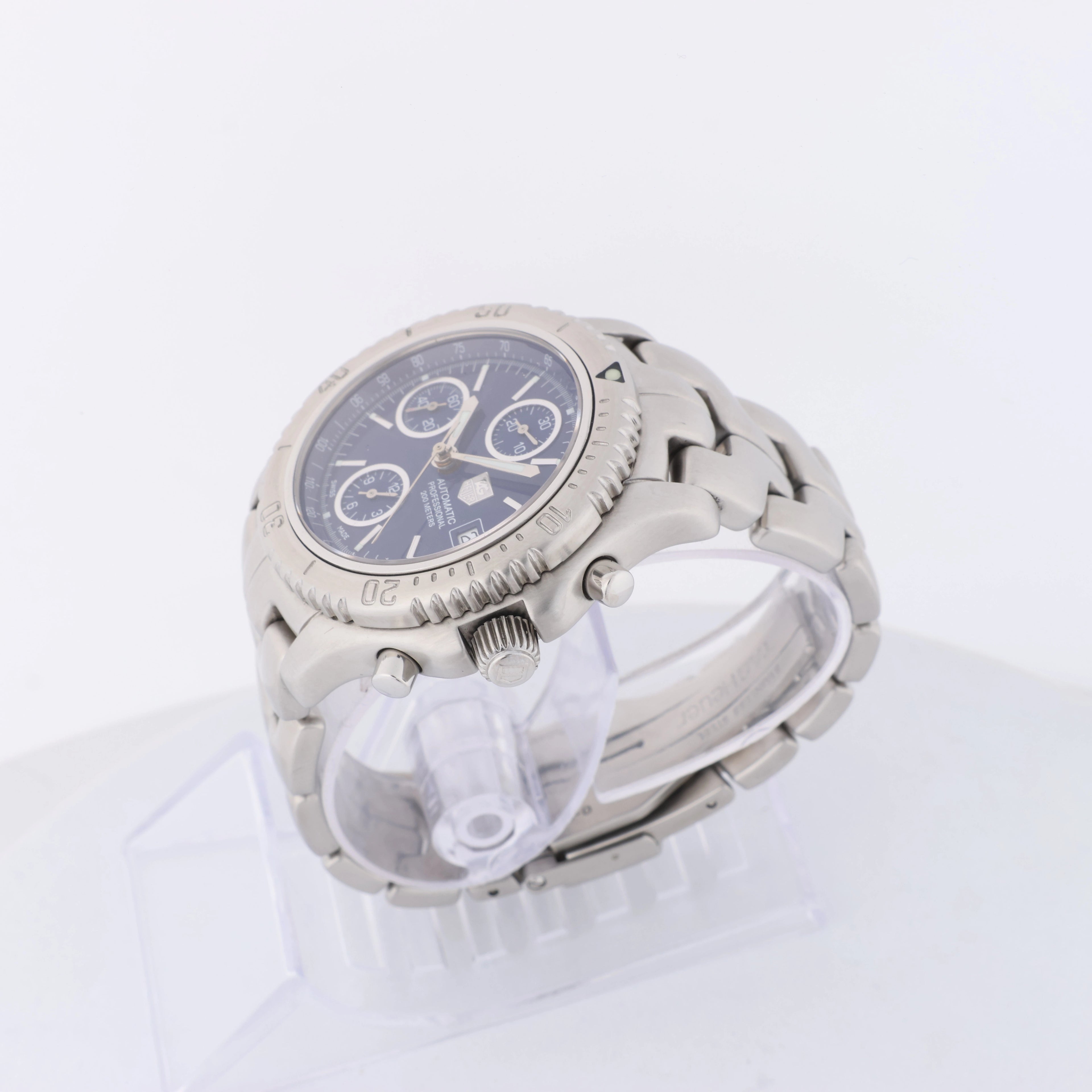 Reloj TAG Heuer Monaco Gulf Edición Especial CAW211R.FC6401 WMY9310 de acero inoxidable y cuero con esfera azul y movimiento automático