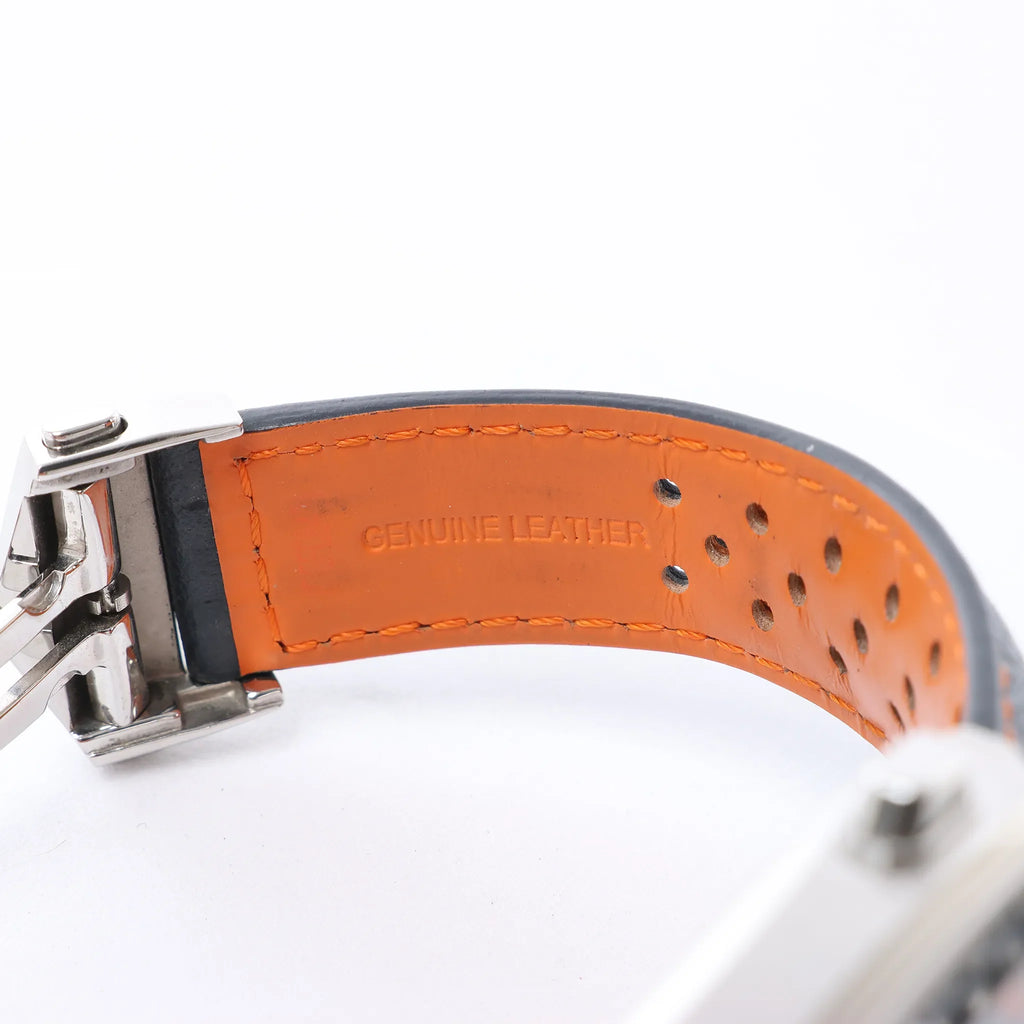 TAG Heuer Monaco Gulf Special Edition CAW211R.FC6401 WMY9310 SS x Leather AT Watch with Blue Dial