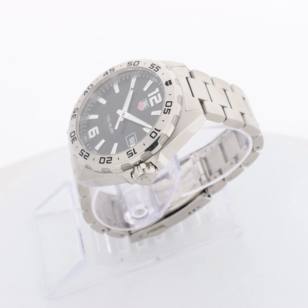 TAG Heuer Formula 1 WAZ1112 BRE3554 SS QZ Watch with Black Dial