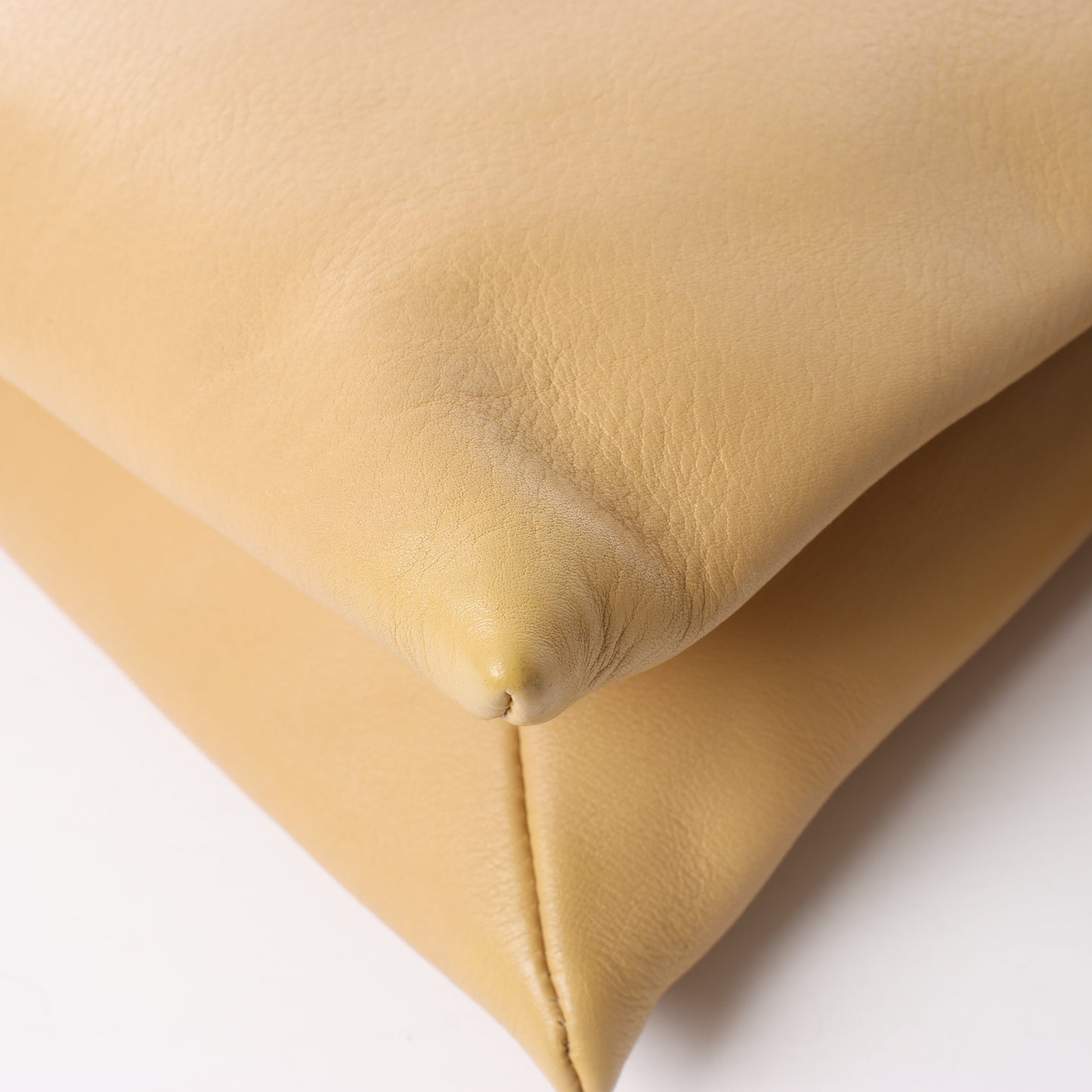 The Row Mini Twin Leather Shoulder Bag in Beige