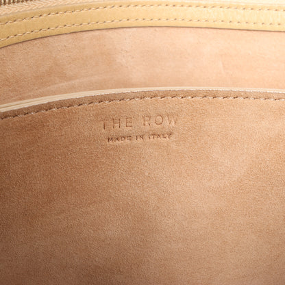 The Row Mini Twin Leather Shoulder Bag in Beige