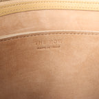 The Row Mini Twin Leather Shoulder Bag in Beige