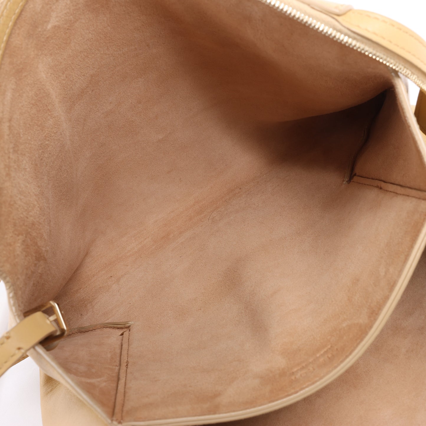 The Row Mini Twin Leather Shoulder Bag in Beige