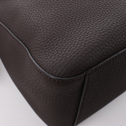 Sac à main en cuir marron The Row East/West