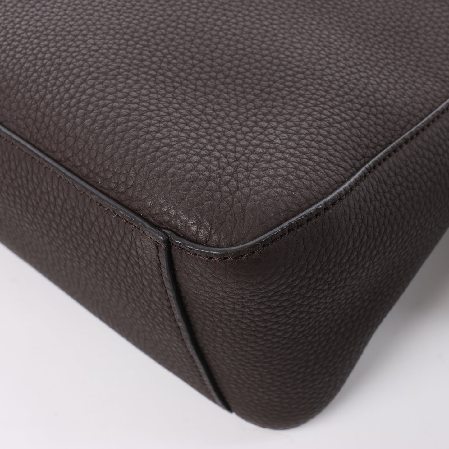 Sac à main en cuir marron The Row East/West