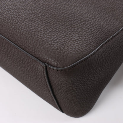 Sac à main en cuir marron The Row East/West