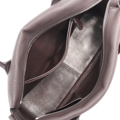 Sac à main en cuir marron The Row East/West