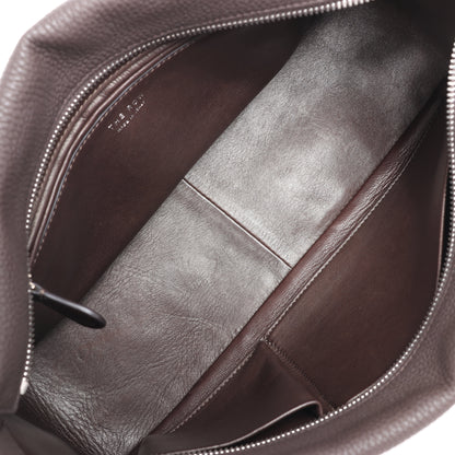 Sac à main en cuir marron The Row East/West