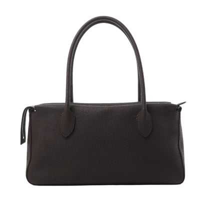 Sac à main en cuir marron The Row East/West