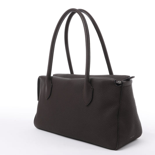 The Row East/West Lederhandtasche in Braun
