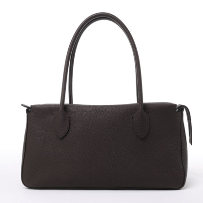 Sac à main en cuir marron The Row East/West