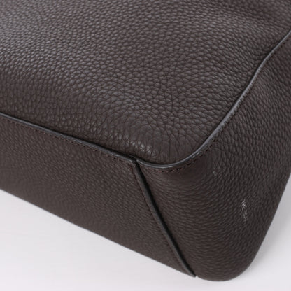 Sac à main en cuir marron The Row East/West