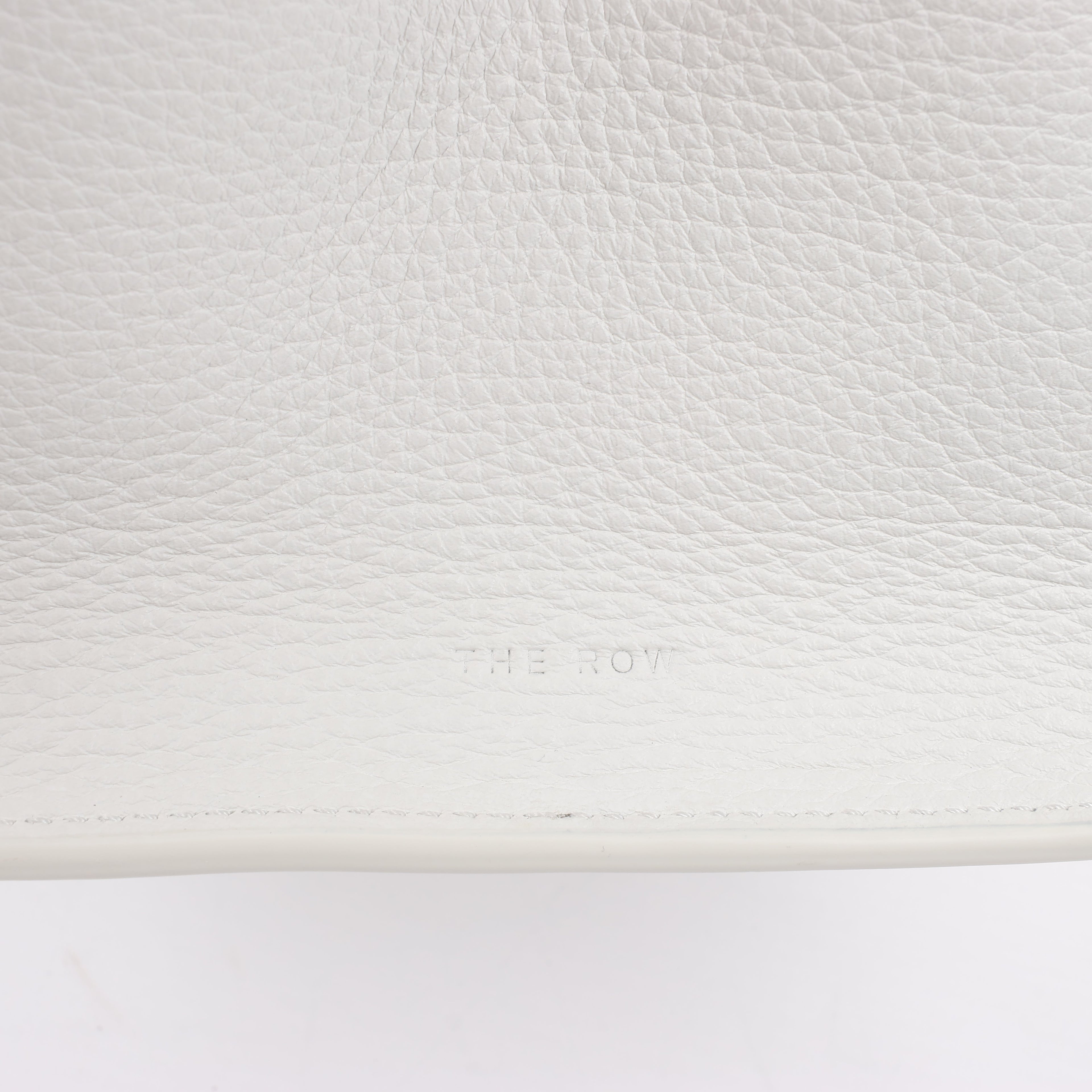 The Row Soft Margaux 10 Leather 2Way Handbag in White