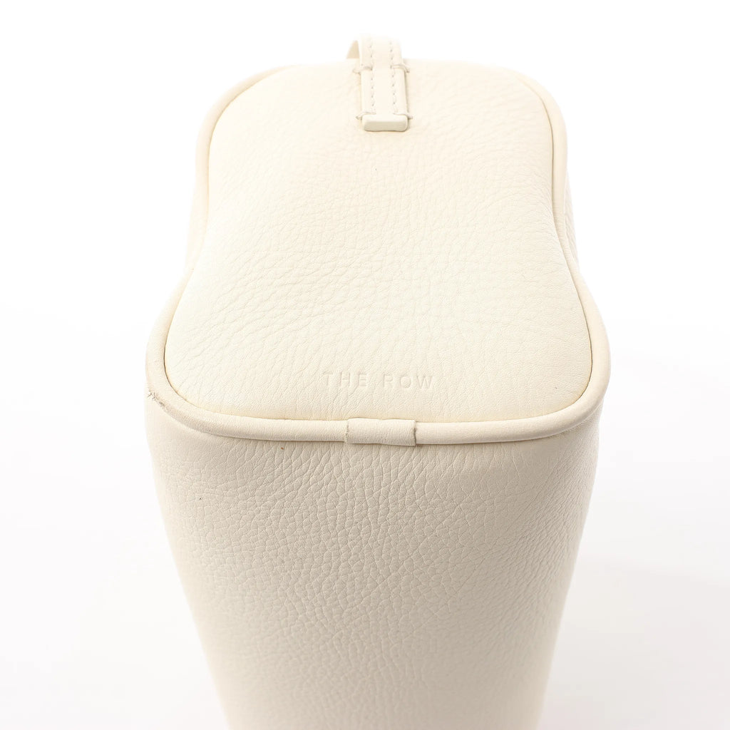 The Row 90's Leather Handbag in White
