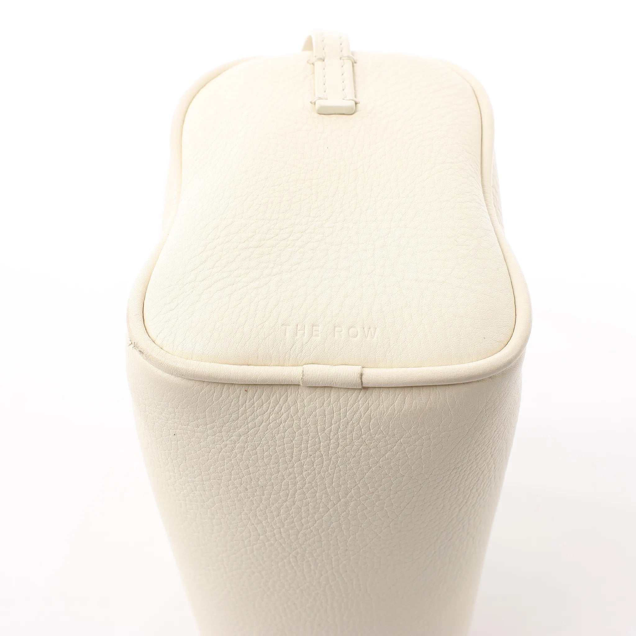 The Row 90's Leather Handbag in White