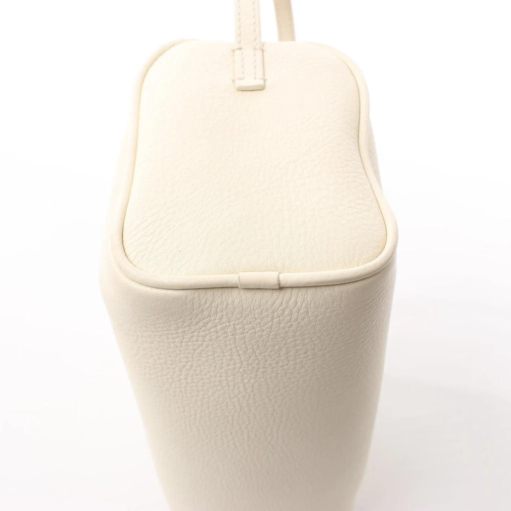 The Row 90's Leather Handbag in White