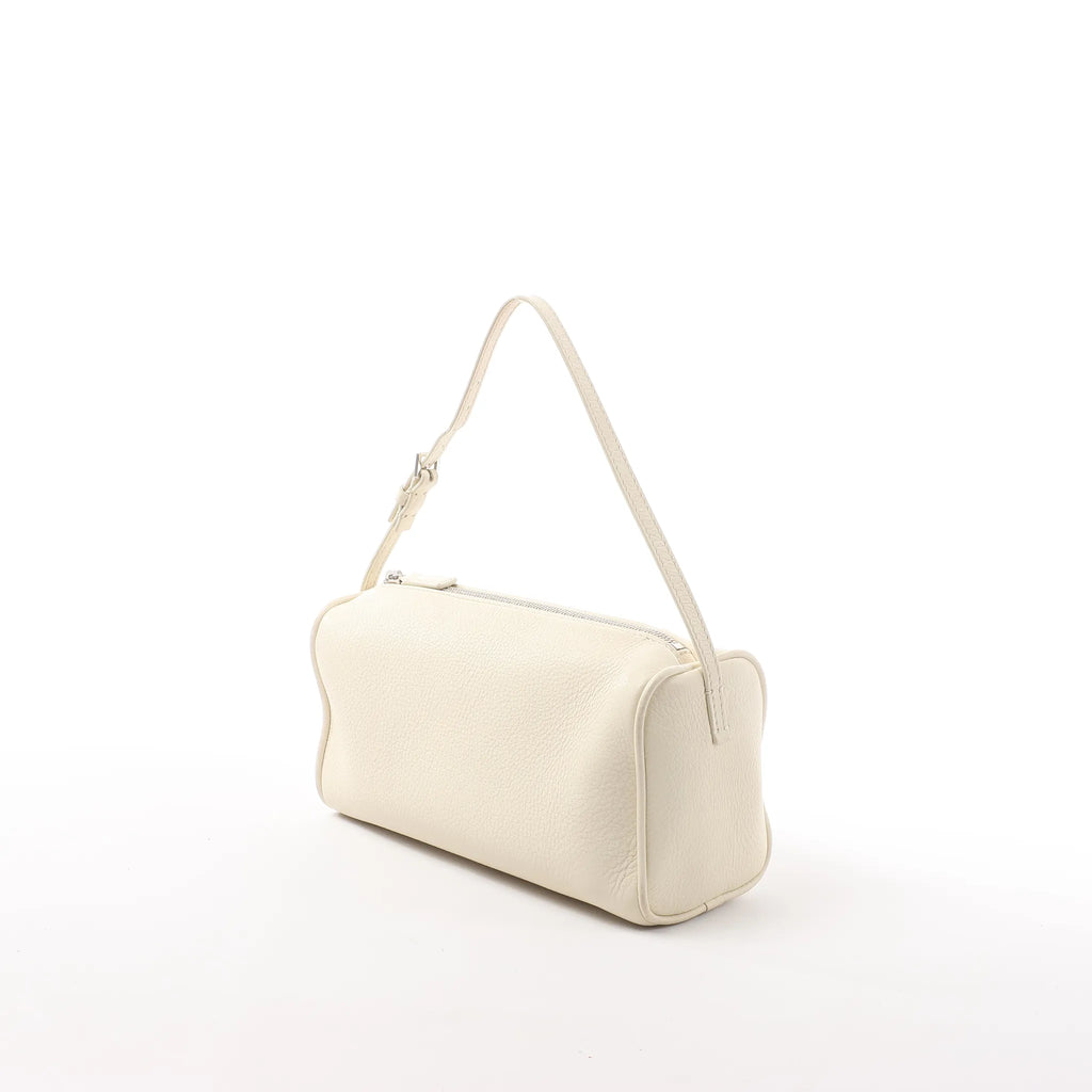 The Row 90's Leather Handbag in White