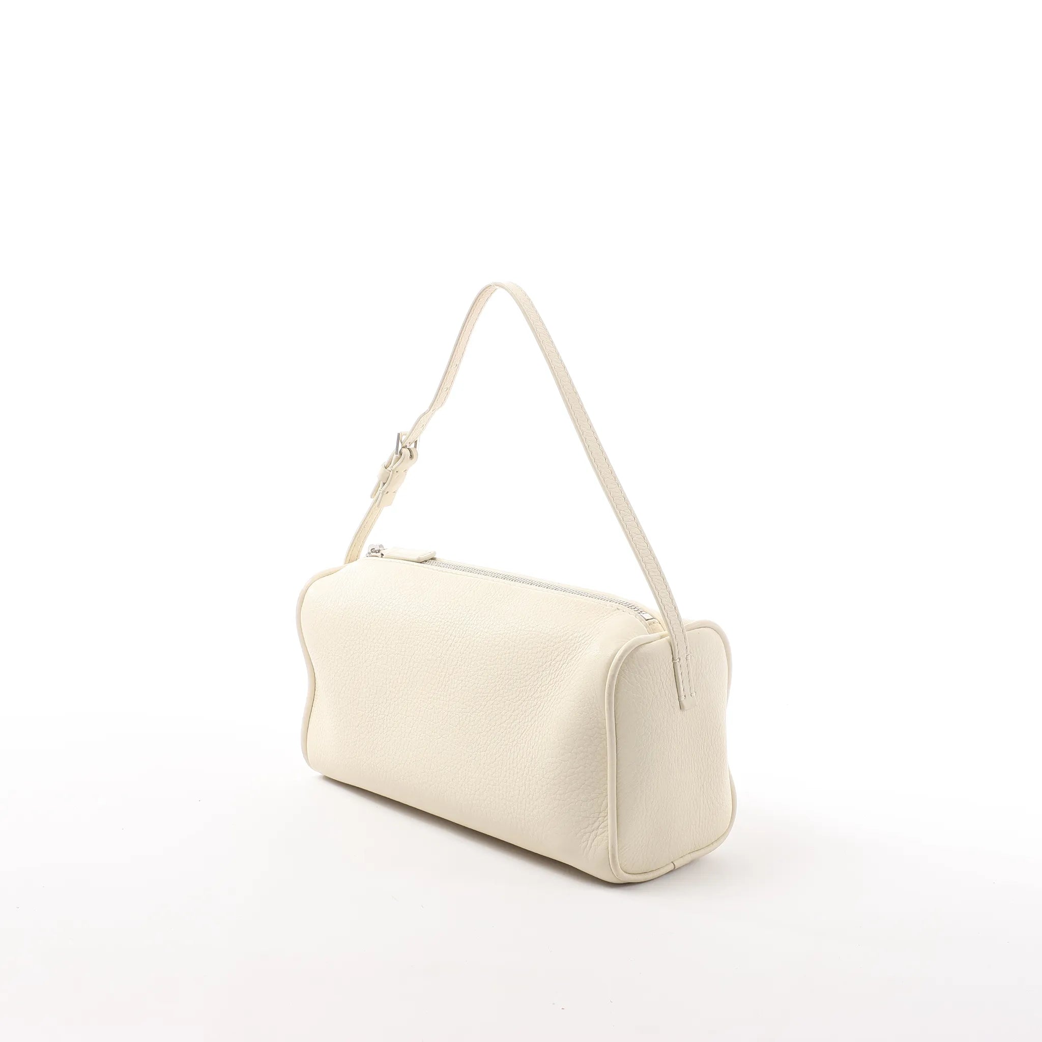 The Row 90's Leather Handbag in White