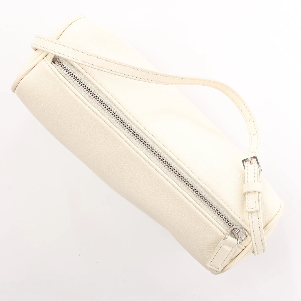 The Row 90's Leather Handbag in White