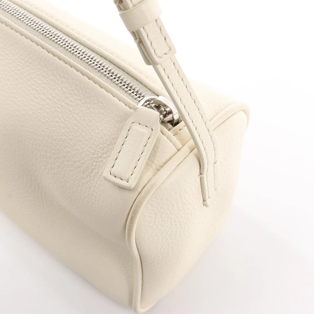 The Row 90's Leather Handbag in White