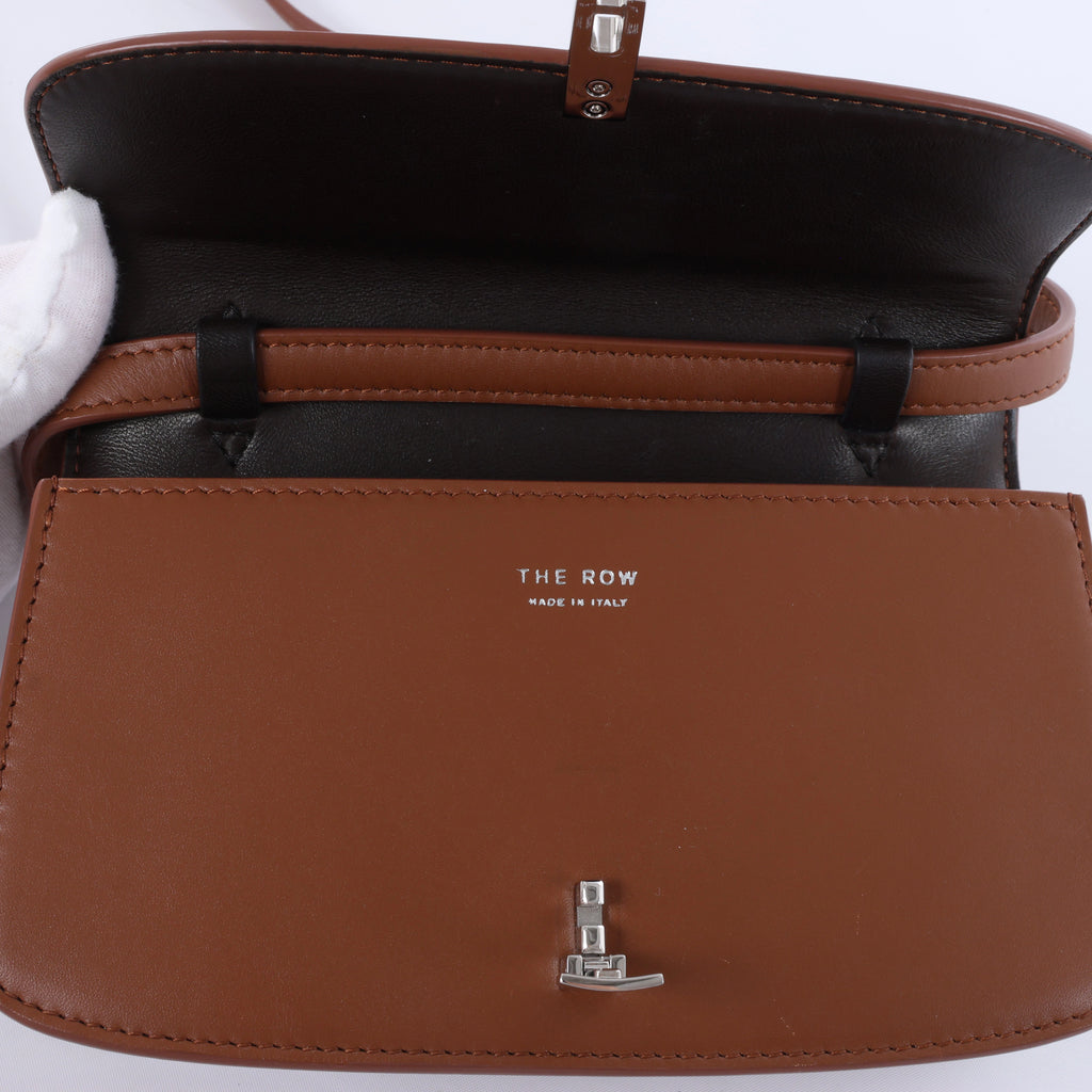 Bolso de hombro grande de piel Park Tote de The Row en color negro