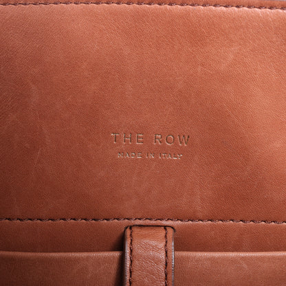 The Row Soft Margaux 10 Leather 2Way Handbag in Brown