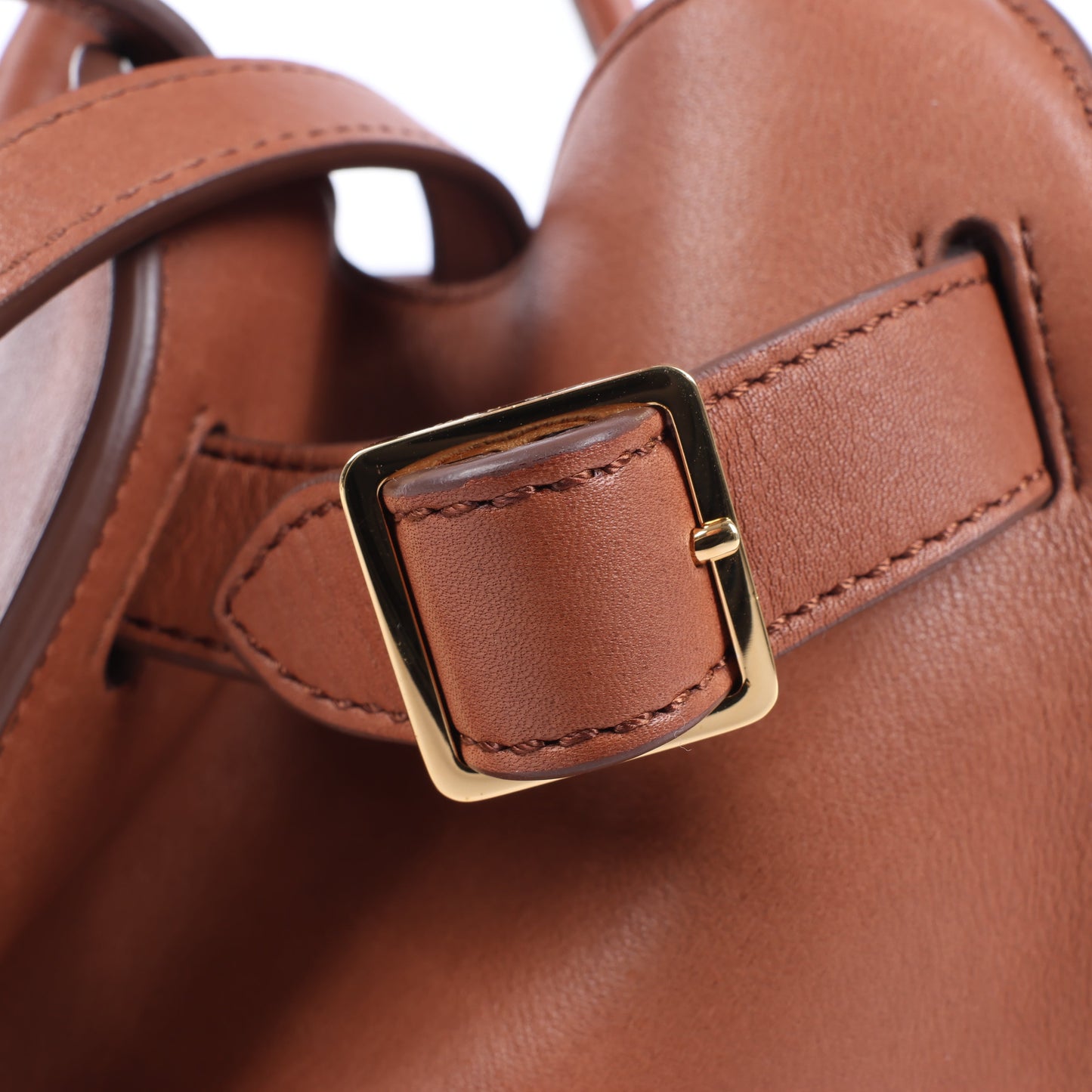 The Row Soft Margaux 10 Leather 2Way Handbag in Brown