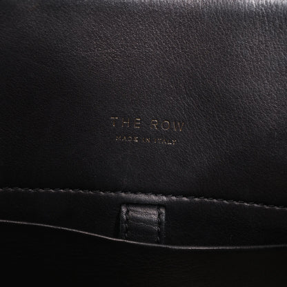 The Row Soft Margaux 10 Leather 2Way Handbag in Black