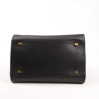 The Row Soft Margaux 10 Leather 2Way Handbag in Black