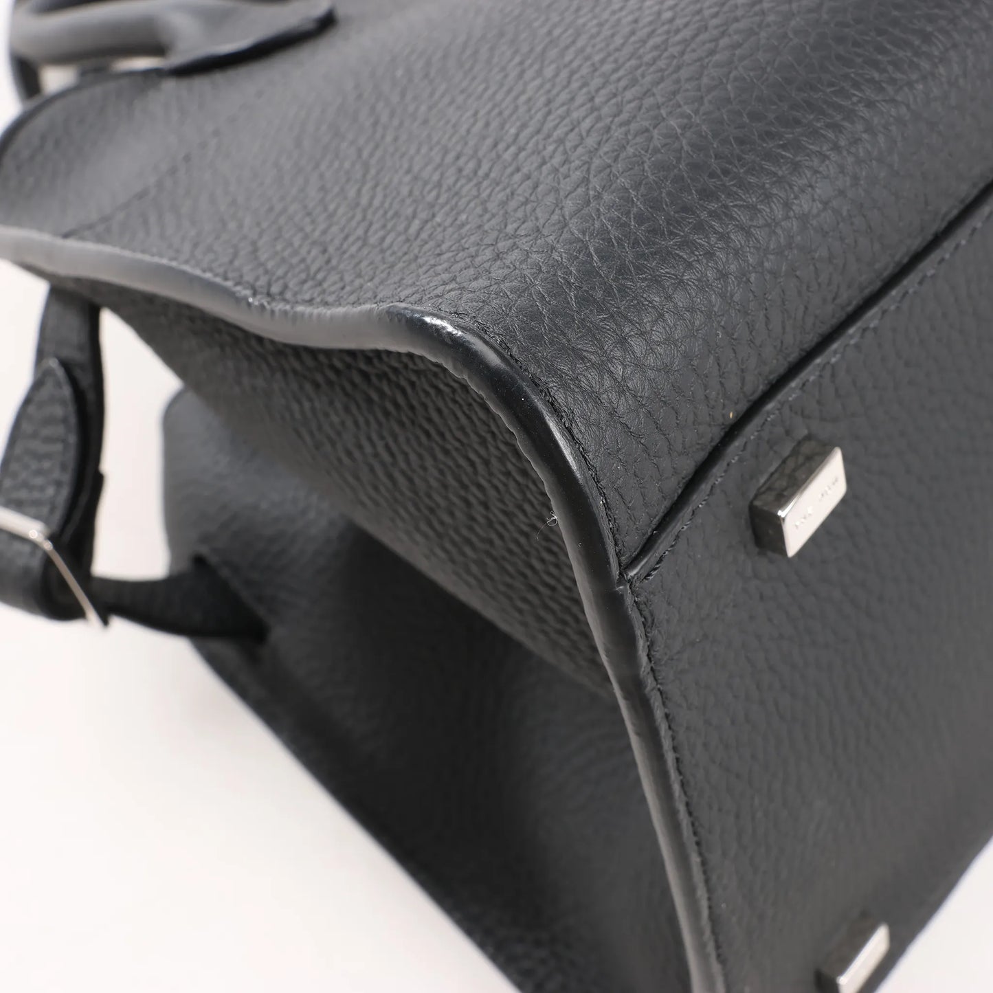 The Row Soft Margaux 10 Leather 2Way Handbag in Black