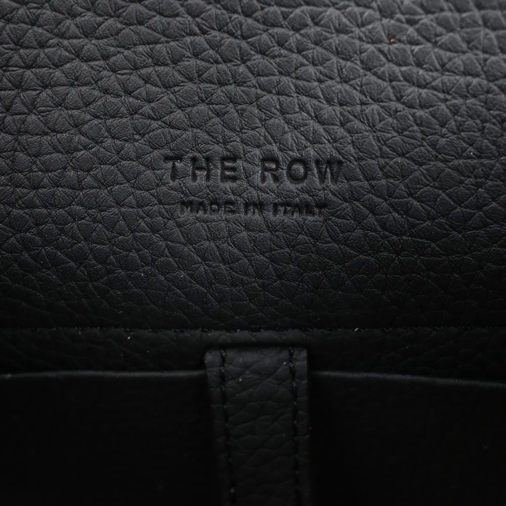 The Row Soft Margaux 10 Leather 2Way Handbag in Black