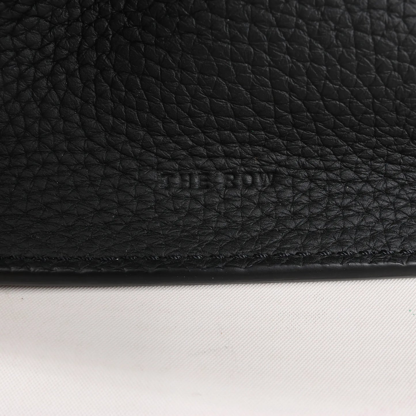 The Row Soft Margaux 10 Leather 2Way Handbag in Black