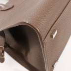 The Row Soft Margaux 10 Leather 2Way Handbag in Brown