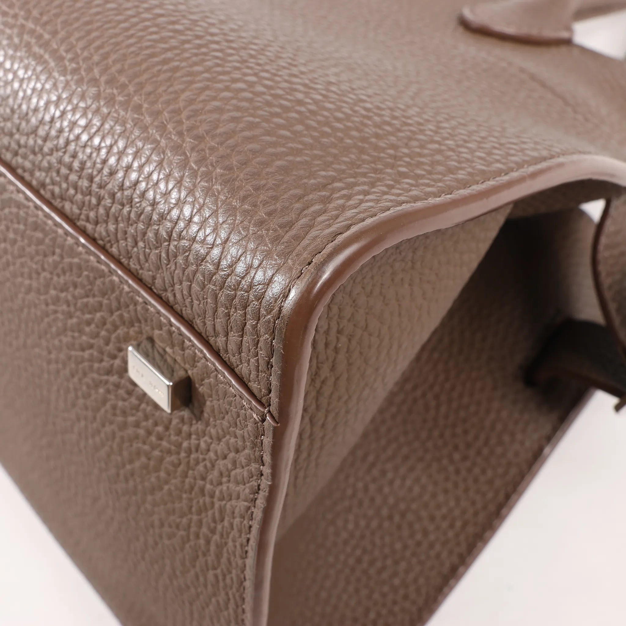 The Row Soft Margaux 10 Leather 2Way Handbag in Brown