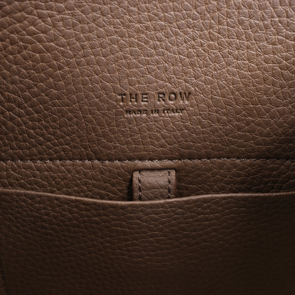 The Row Soft Margaux 10 Leather 2Way Handbag in Brown
