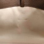 The Row Soft Margaux 10 Leather 2Way Handbag in Brown