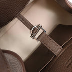 The Row Soft Margaux 10 Leather 2Way Handbag in Brown