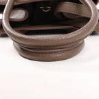 The Row Soft Margaux 10 Leather 2Way Handbag in Brown
