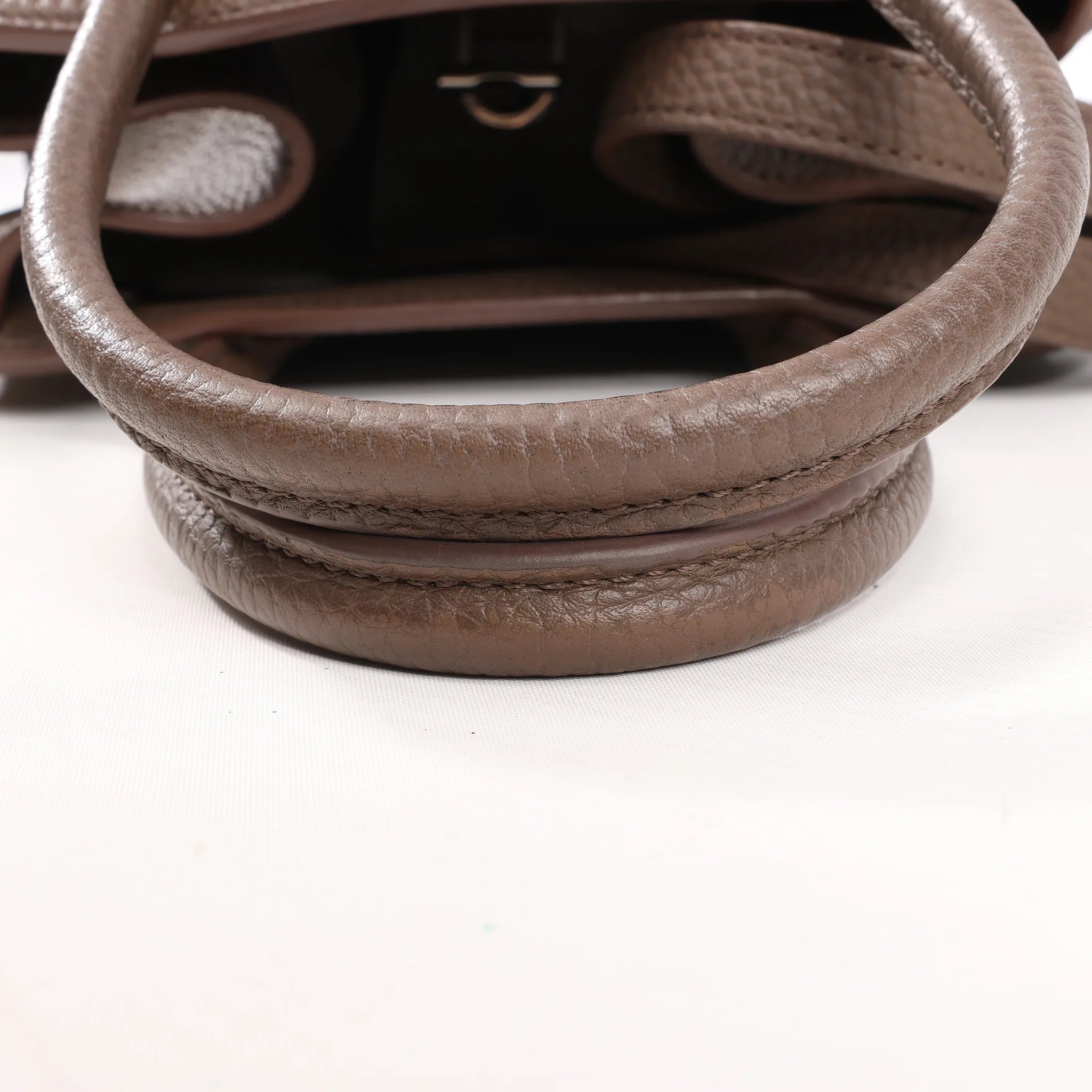 The Row Soft Margaux 10 Leather 2Way Handbag in Brown