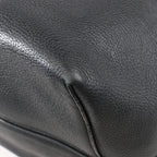 The Row Park Tote Large Leather Shoulder bag in Black
