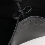 The Row Park Tote Large Leather Shoulder bag in Black