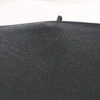 The Row Park Tote Large Leather Shoulder bag in Black