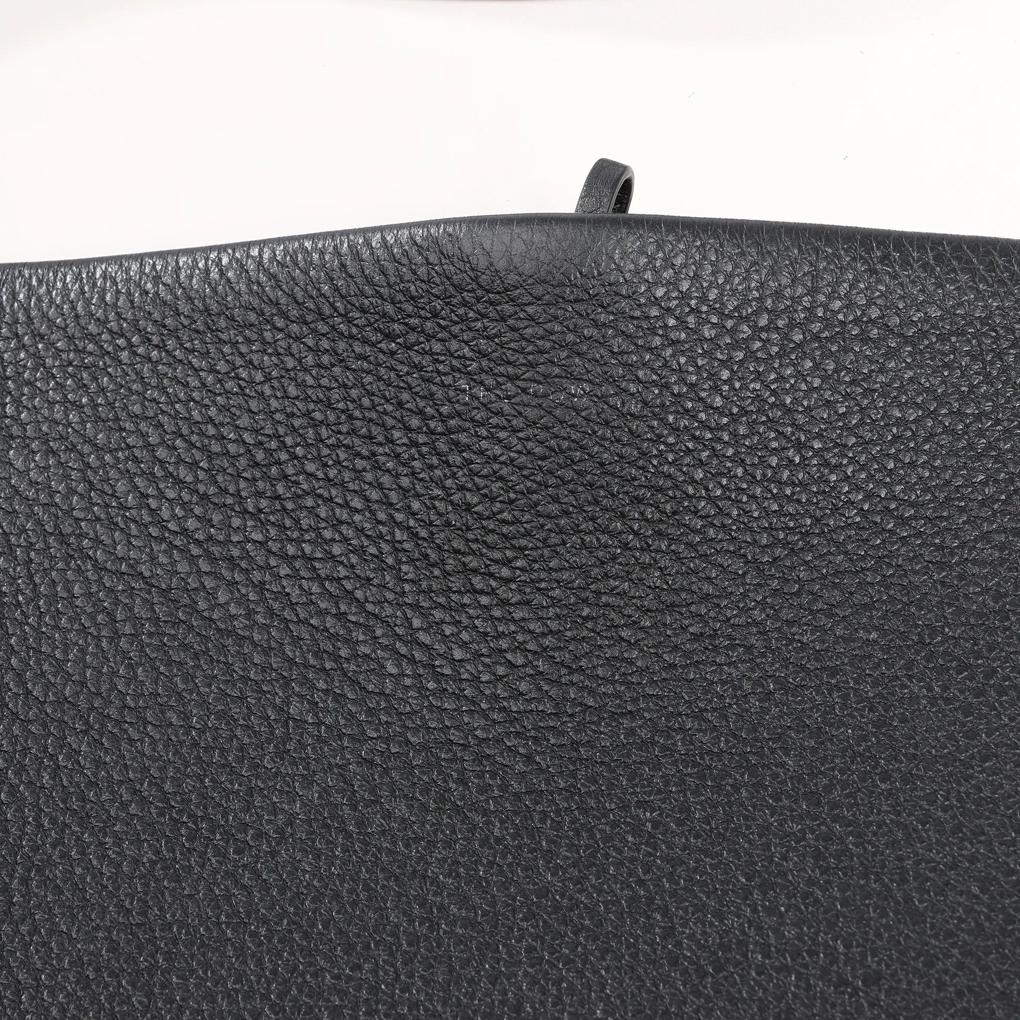The Row Park Tote Large Leather Shoulder bag in Black