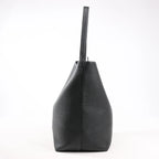 The Row Park Tote Large Leather Shoulder bag in Black
