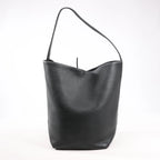 The Row Park Tote Large Leather Shoulder bag in Black