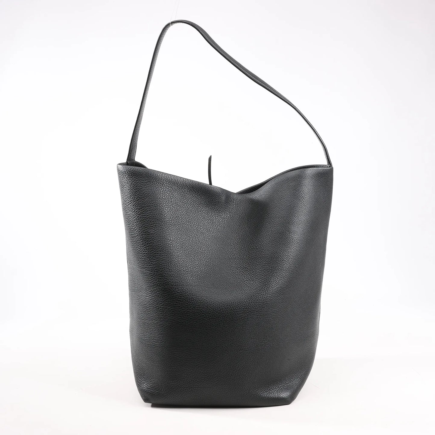 The Row Park Tote Medium Leather Shoulder bag in Black