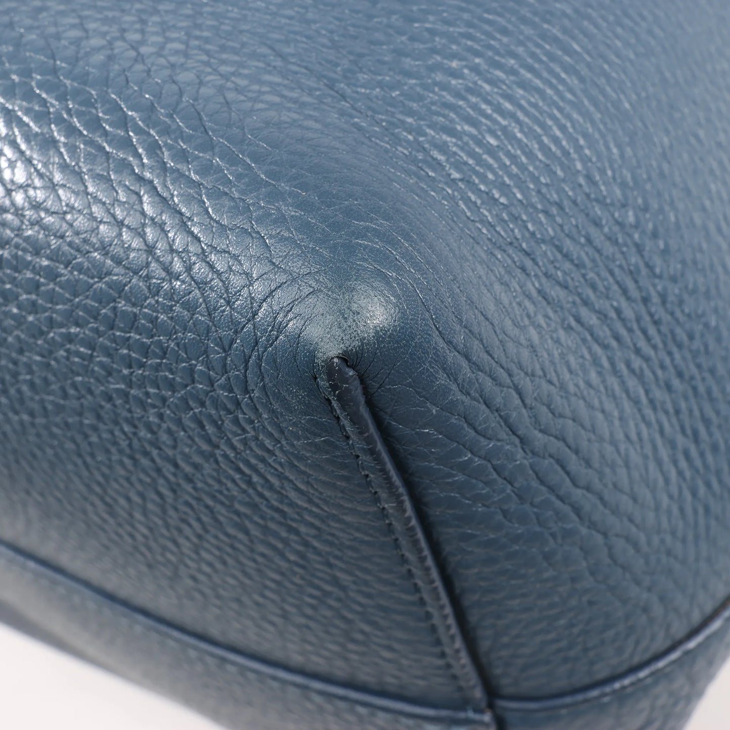 The Row Park Tote Small Leather Shoulder bag in Blue