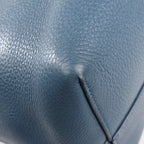 The Row Park Tote Small Leather Shoulder bag in Blue