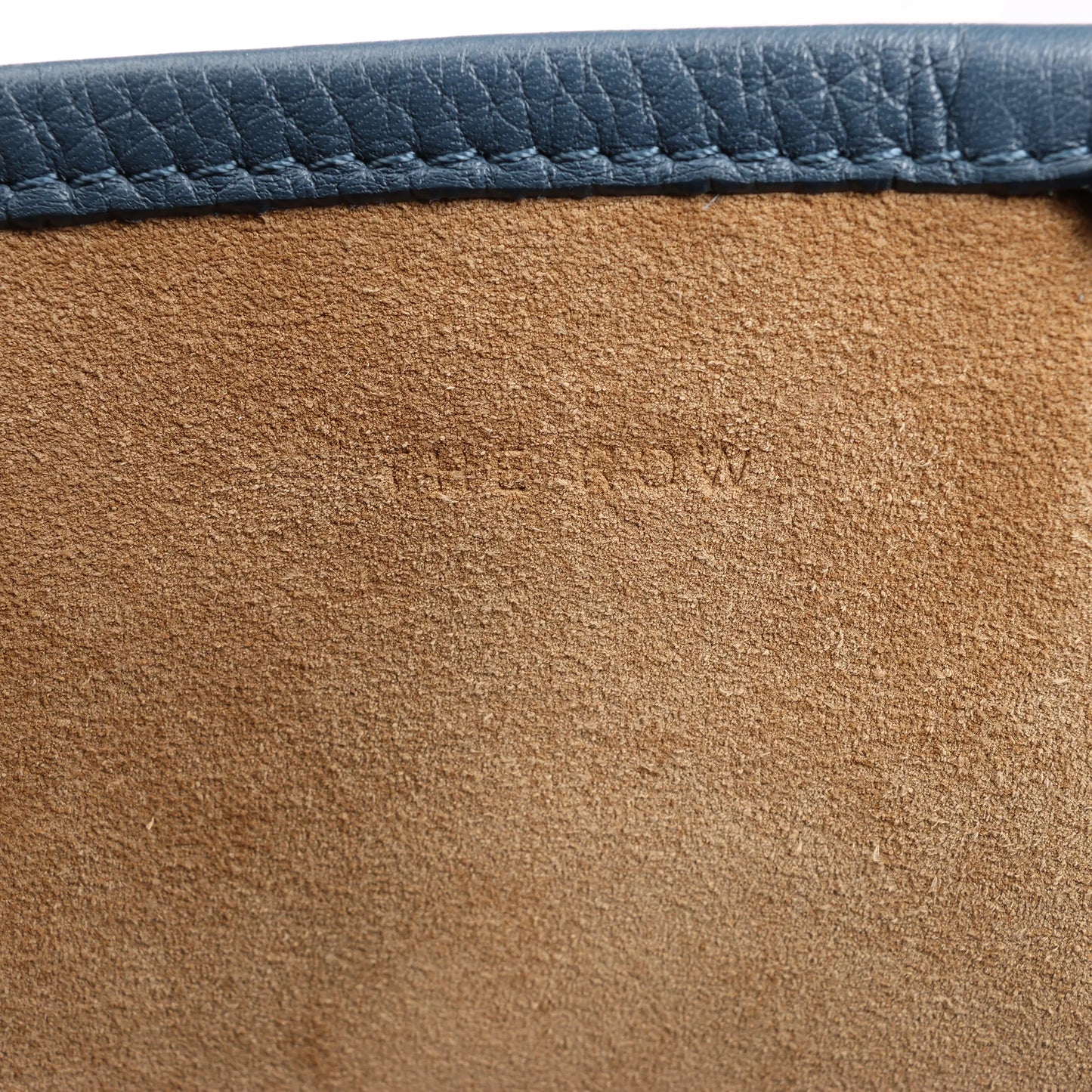 The Row Park Tote Small Leather Shoulder bag in Blue